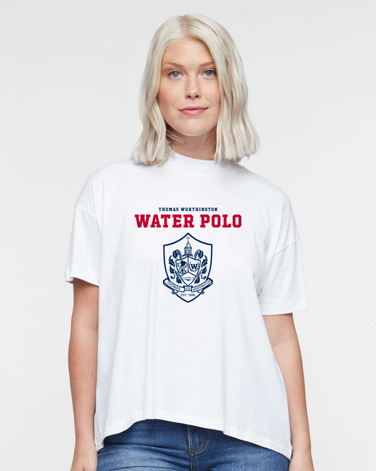 "Thomas Worthington Water Polo" Hi-Lo Women's Relaxed Tee