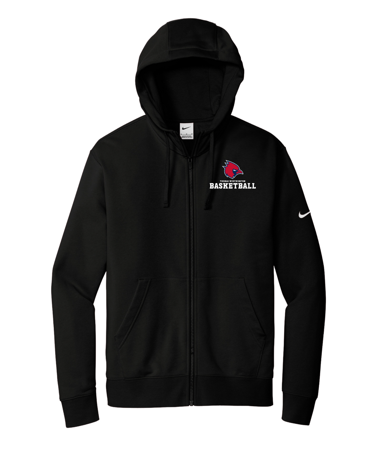 REQUIRED: TWHS Girls Basketball Team Travel Nike Zip Up Hoodie (pairs with travel jogger)