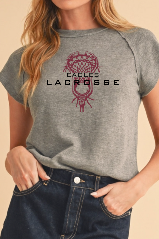 "New Albany Eagles Lacrosse" Women's Ivy Tee