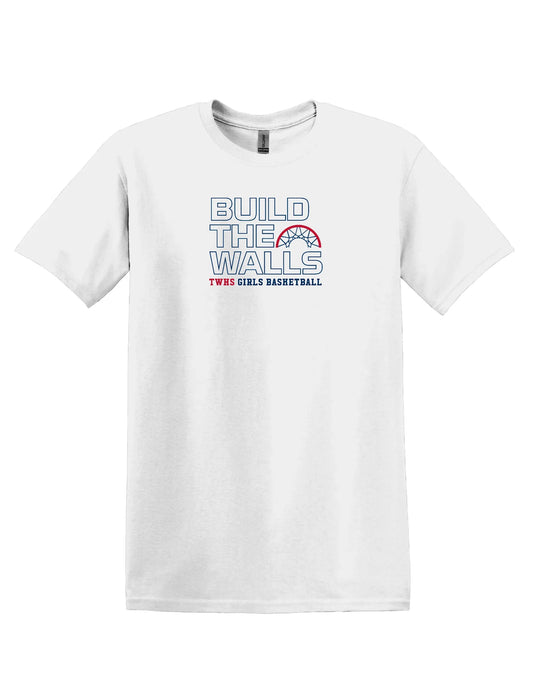 Thomas Worthington "Build The Walls Girls Basketball" Unisex Softstyle Tee - Varsity92
