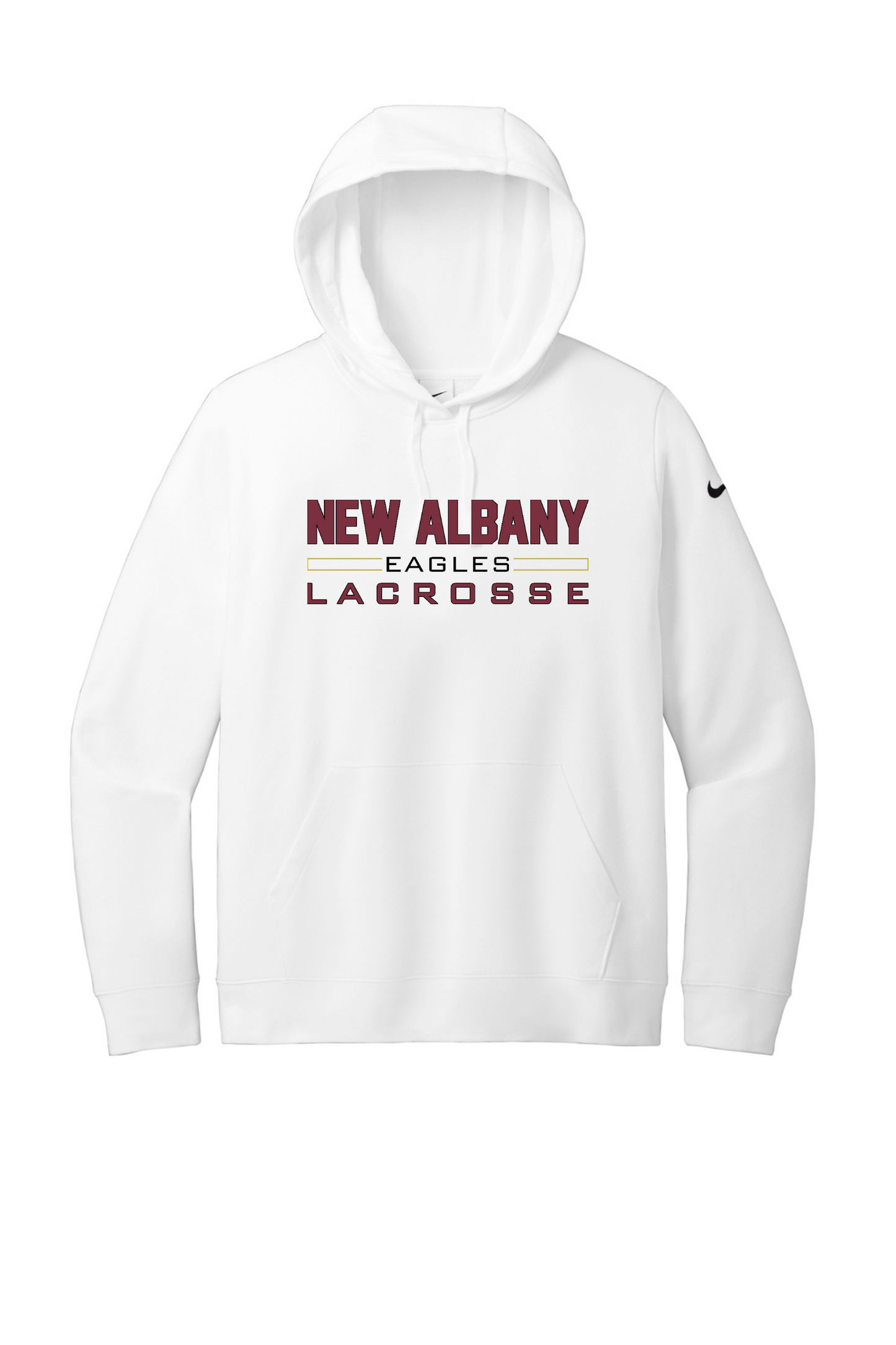 Nike "New Albany Eagles Lacrosse" Women's Club Fleece Hoodie