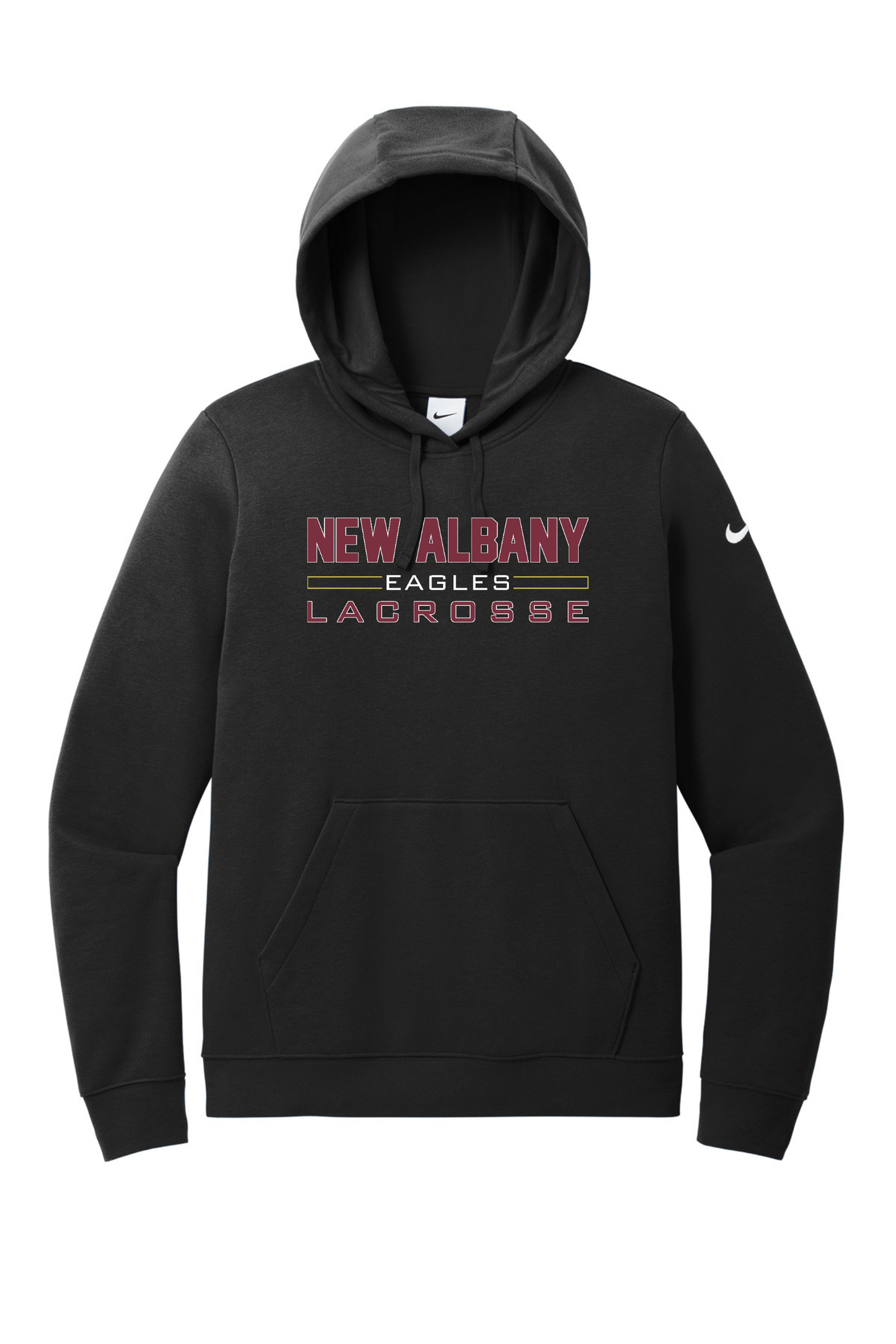Nike "New Albany Eagles Lacrosse" Women's Club Fleece Hoodie