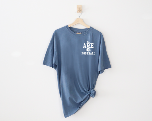 "We Are Cardinal Football" Comfort Colors Vintage Tee