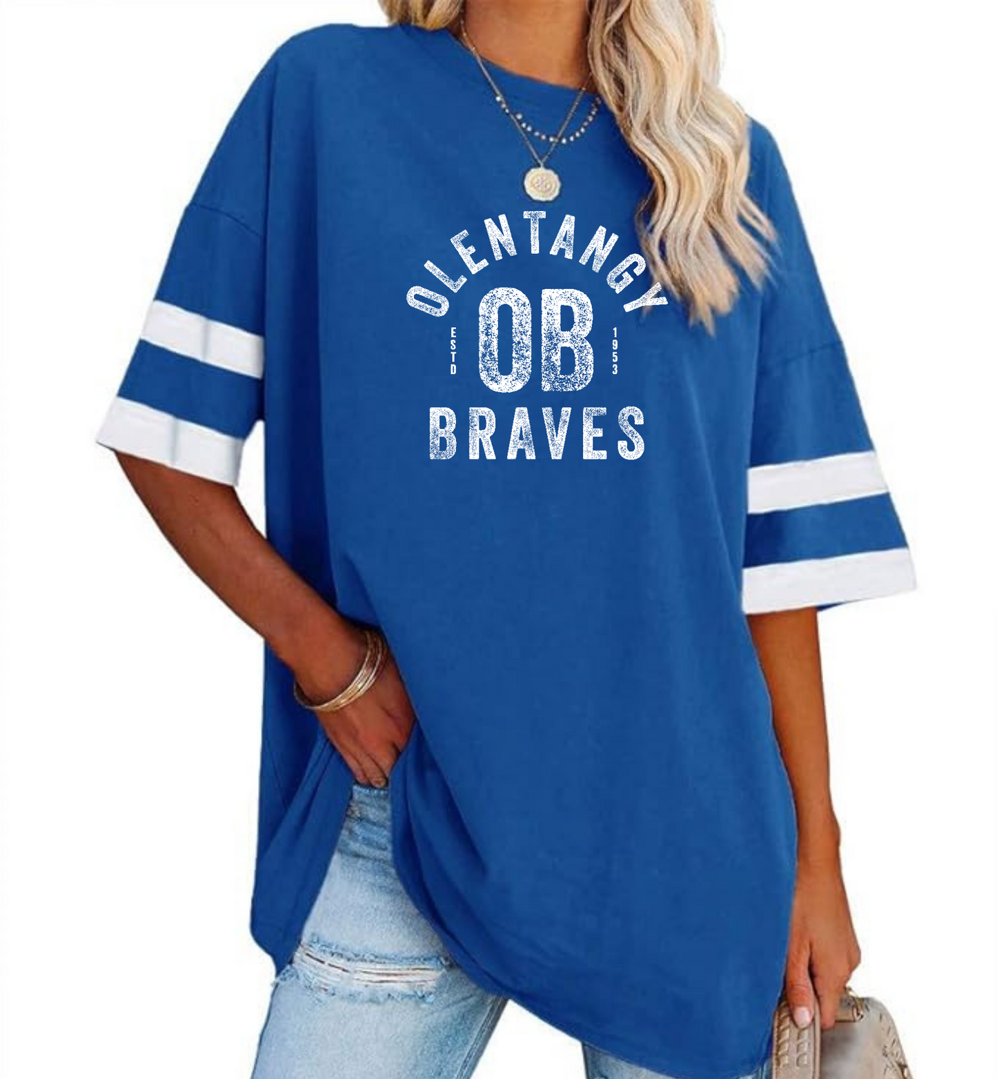 "Olentangy OB Braves" Women's Loose Fit Tee
