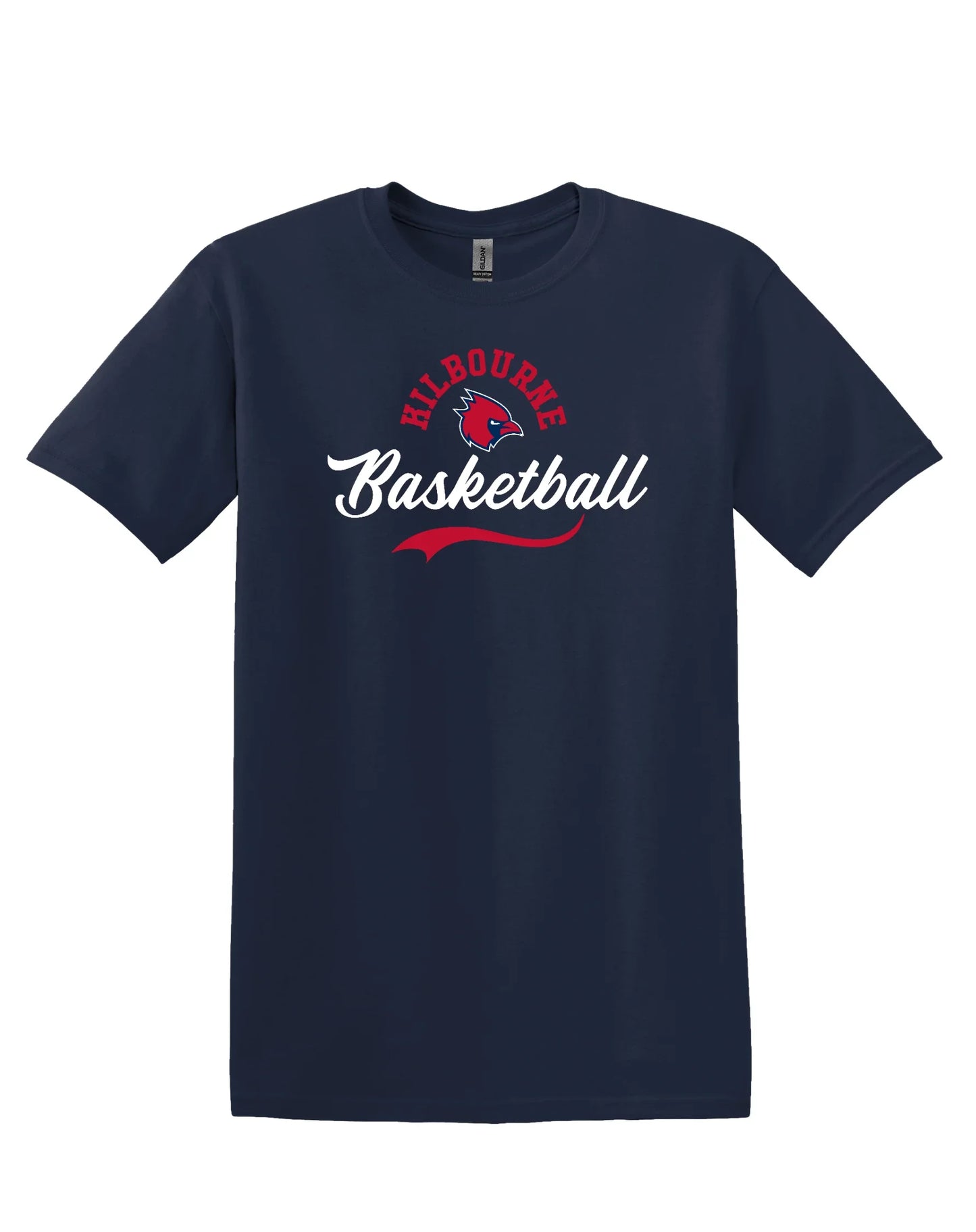 "Kilbourne Basketball" Script Unisex Softstyle Tee - Varsity92