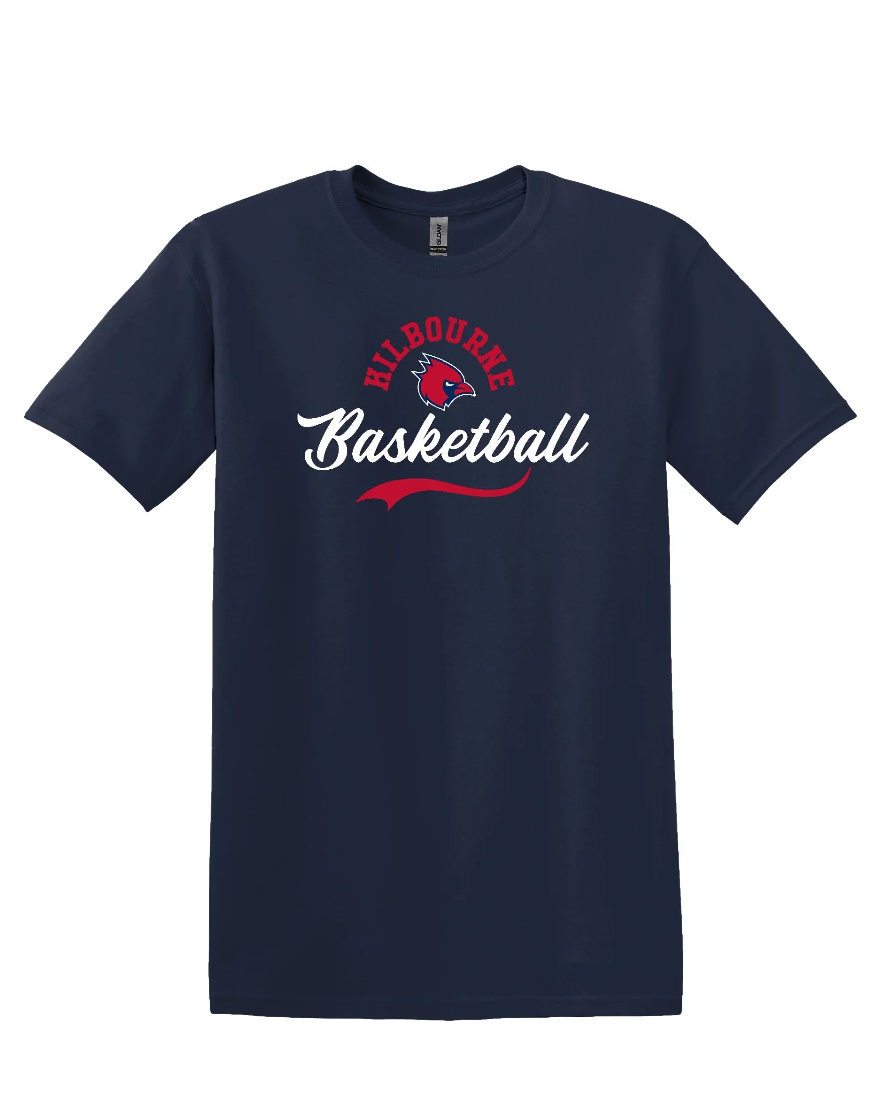 "Kilbourne Basketball" Script Unisex Softstyle Tee - Varsity92