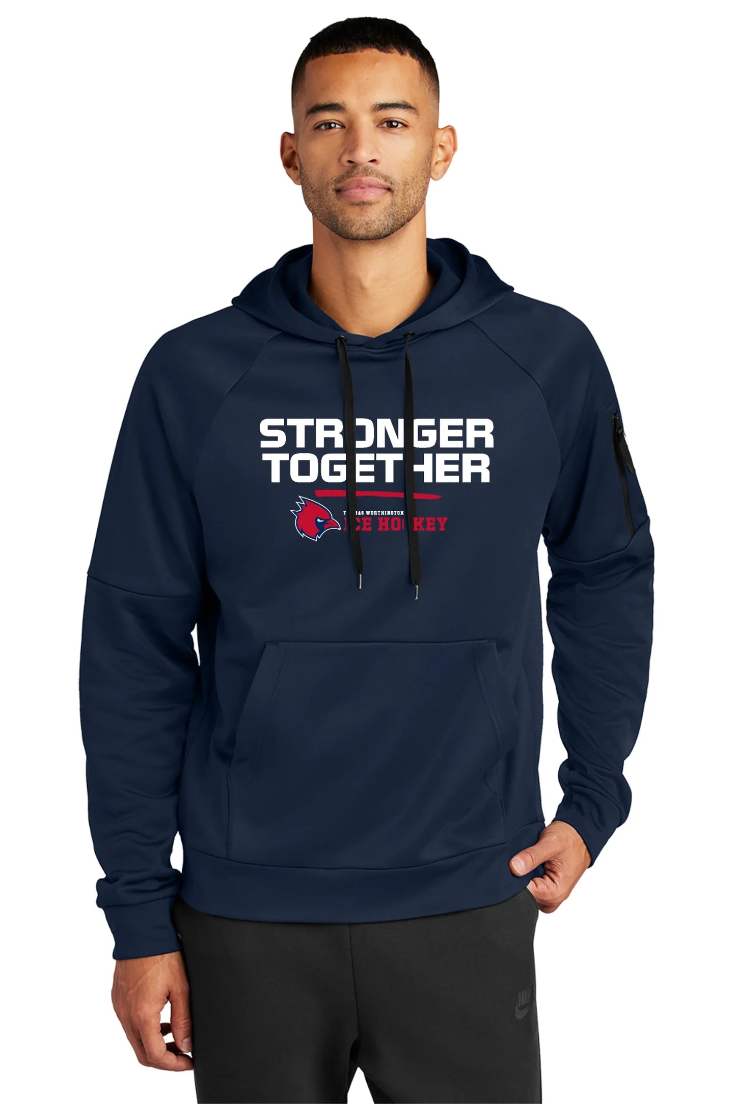 Nike "Stronger Together Thomas Worthington Ice Hockey" Men's Hoodie - Varsity92