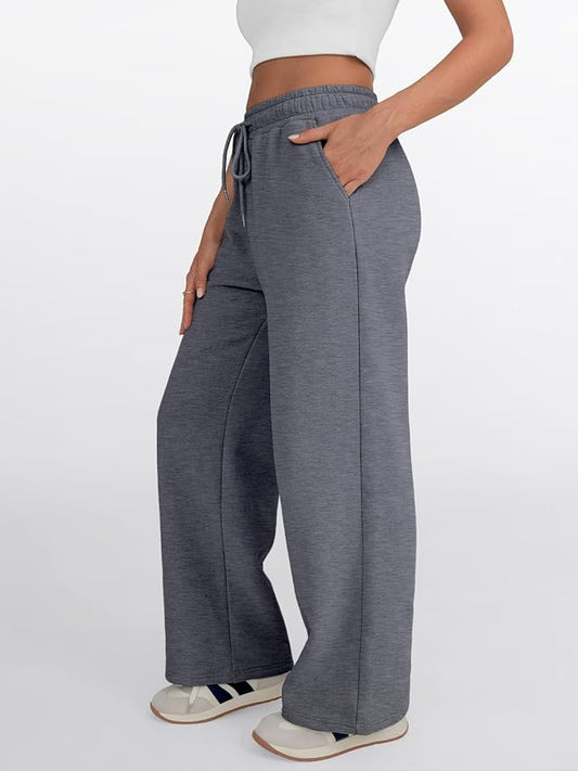 Create-Your-Own Fleece Wide-Leg Women’s Sweatpants
