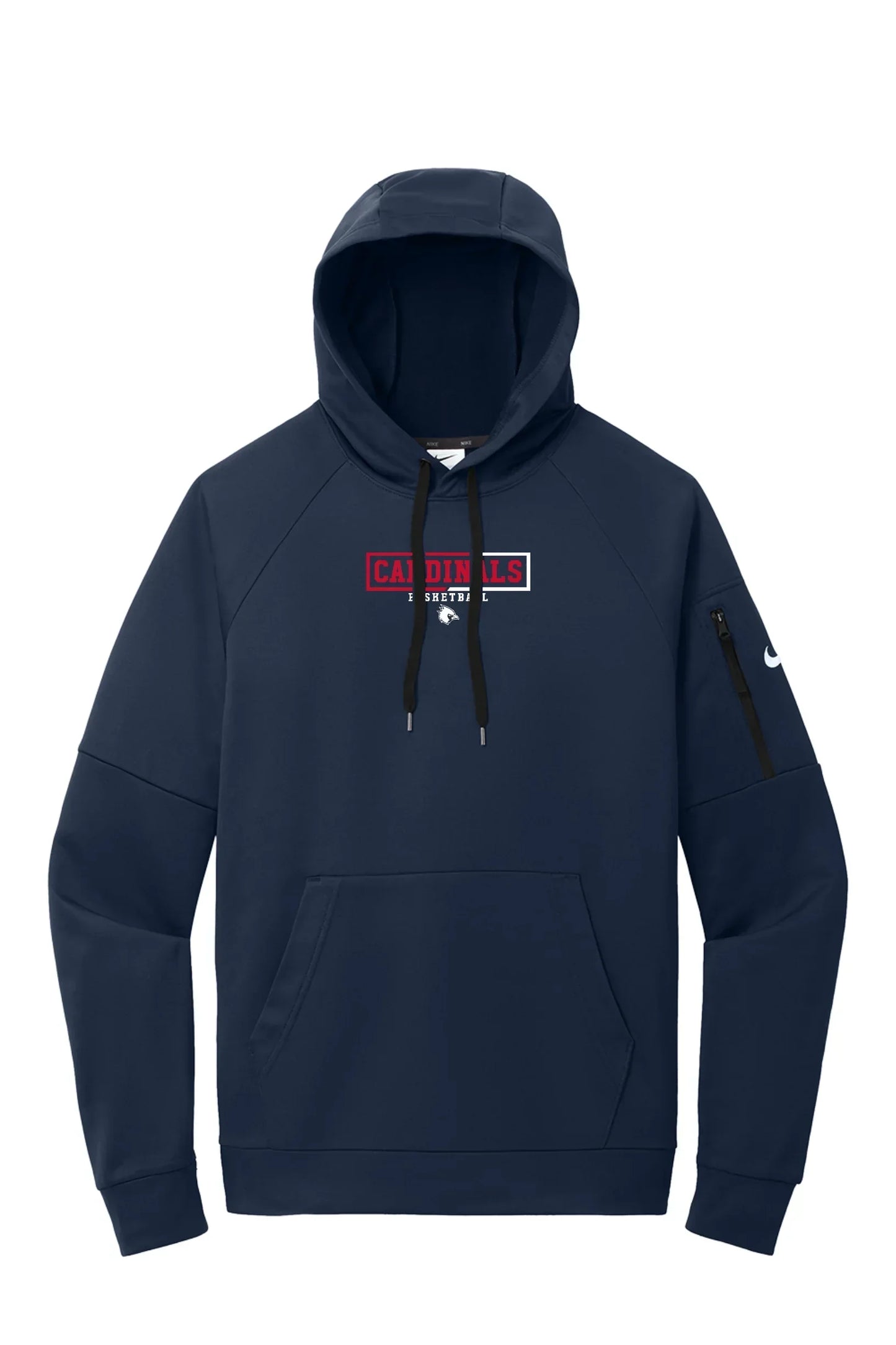 Nike "Cardinals Basketball" Embroidered Hoodie - Varsity92