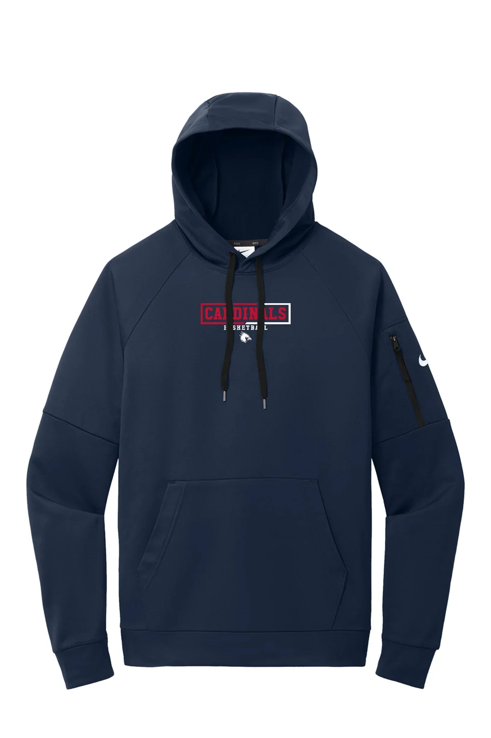 Nike "Cardinals Basketball" Embroidered Hoodie - Varsity92