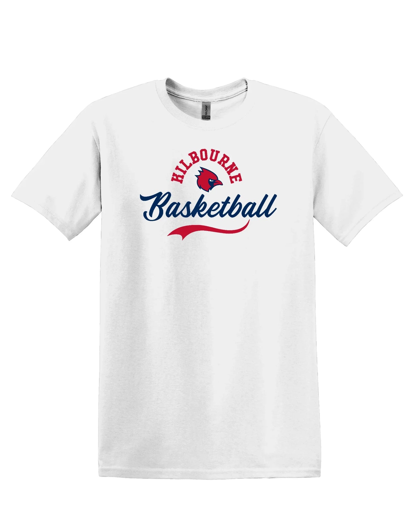 "Kilbourne Basketball" Script Unisex Softstyle Tee - Varsity92