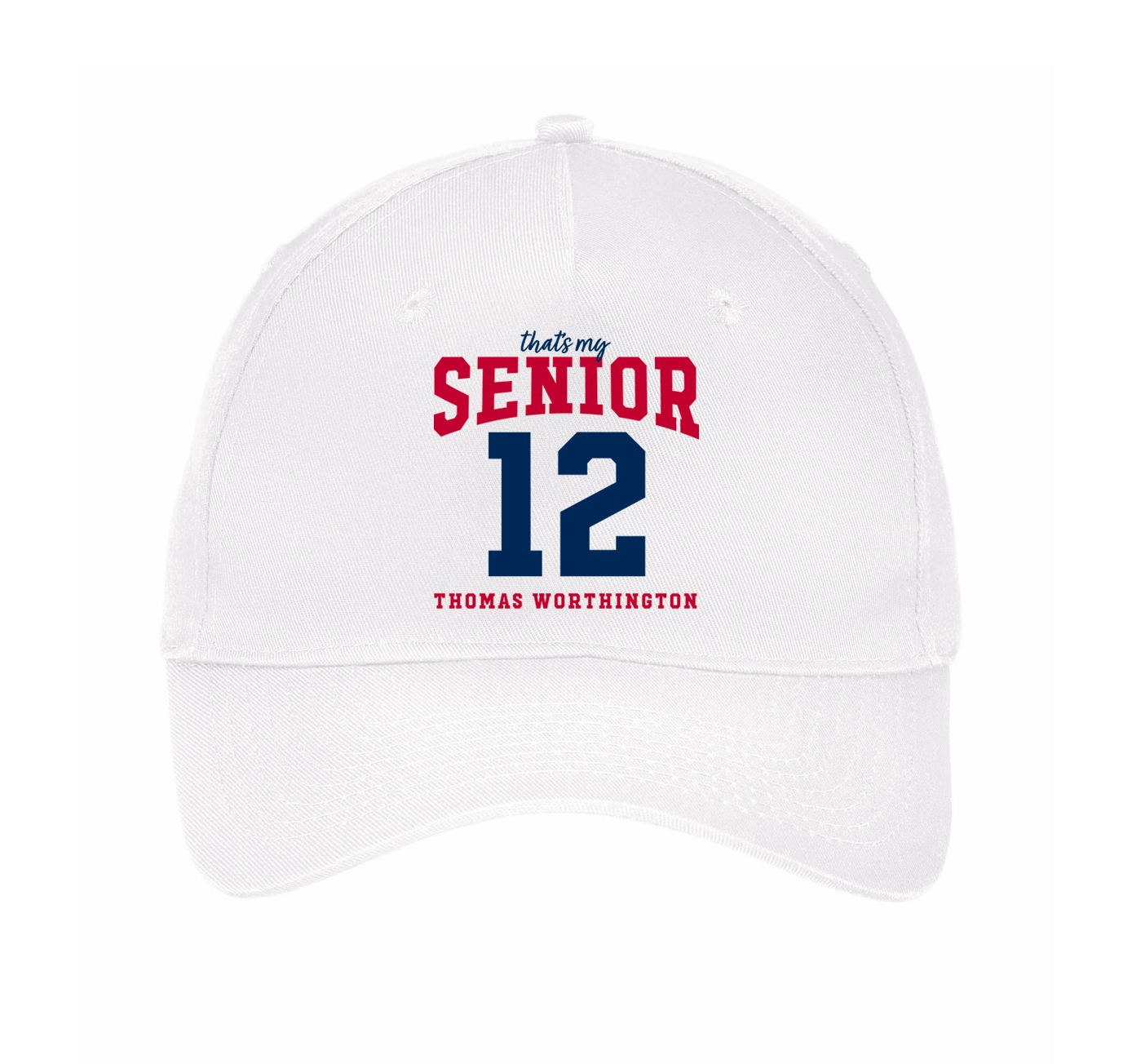 TWHS Football “That’s my Senior" PERSONALIZED Hat