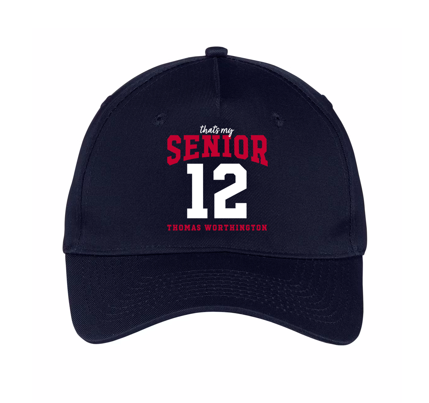 TWHS Football “That’s my Senior" PERSONALIZED Hat