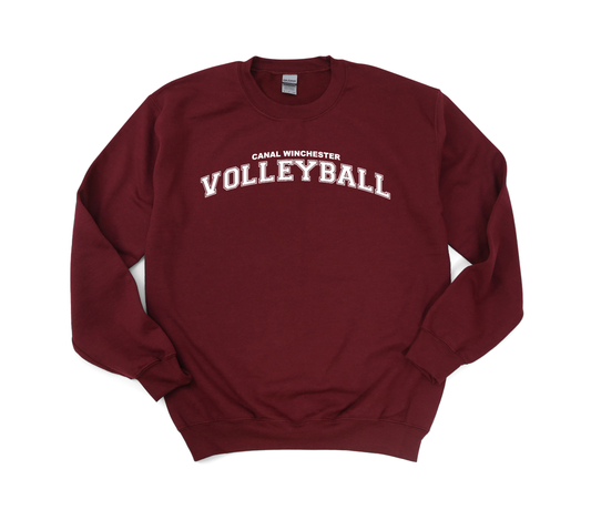 "Canal Winchester Volleyball" Youth Unisex Heavy Blend Crew