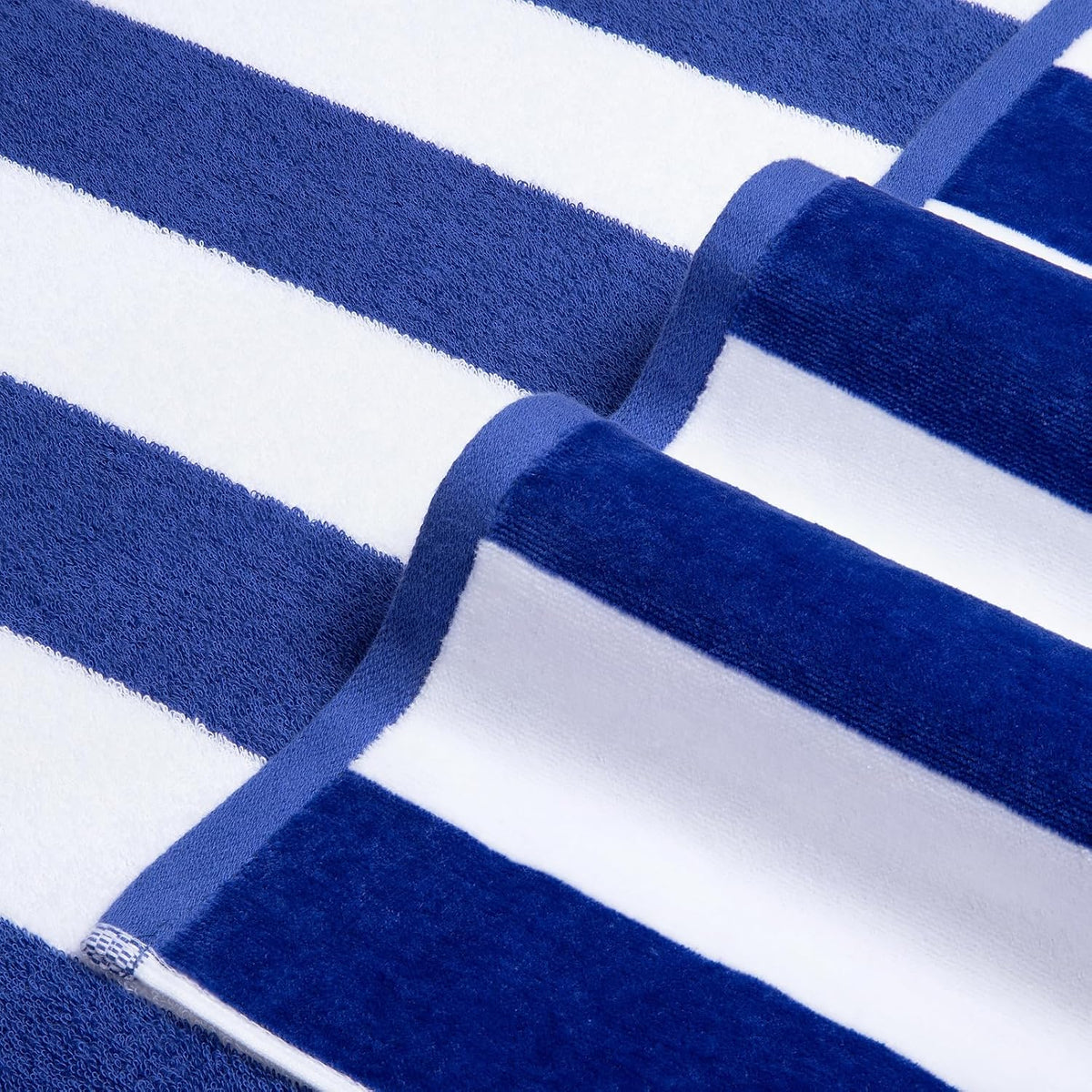 "Worthington Swim Club" Embroidered Personalized Striped Towel