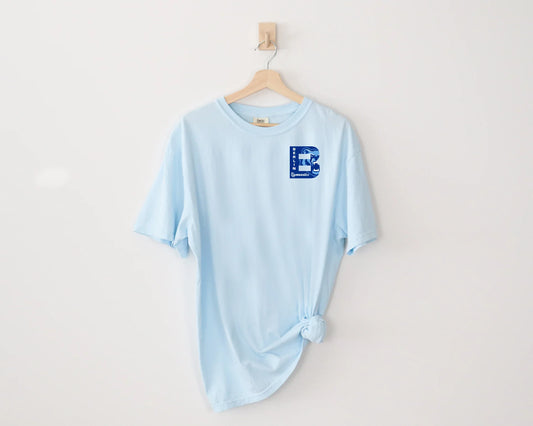 Olentangy Berlin Gymnastics "B" Comfort Colors Vintage Tee - Varsity92