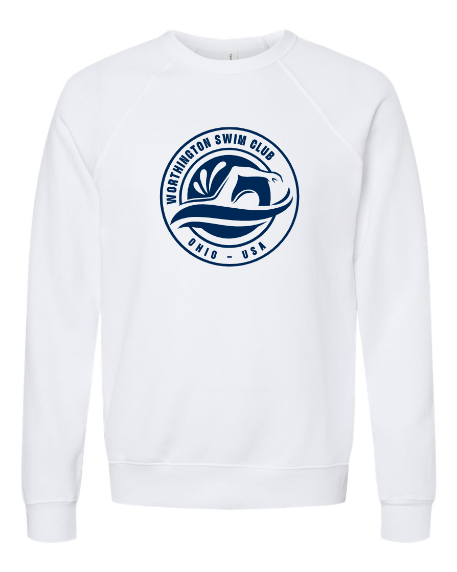 "Worthington Swim Club" Unisex Super Soft Crew Sweatshirt