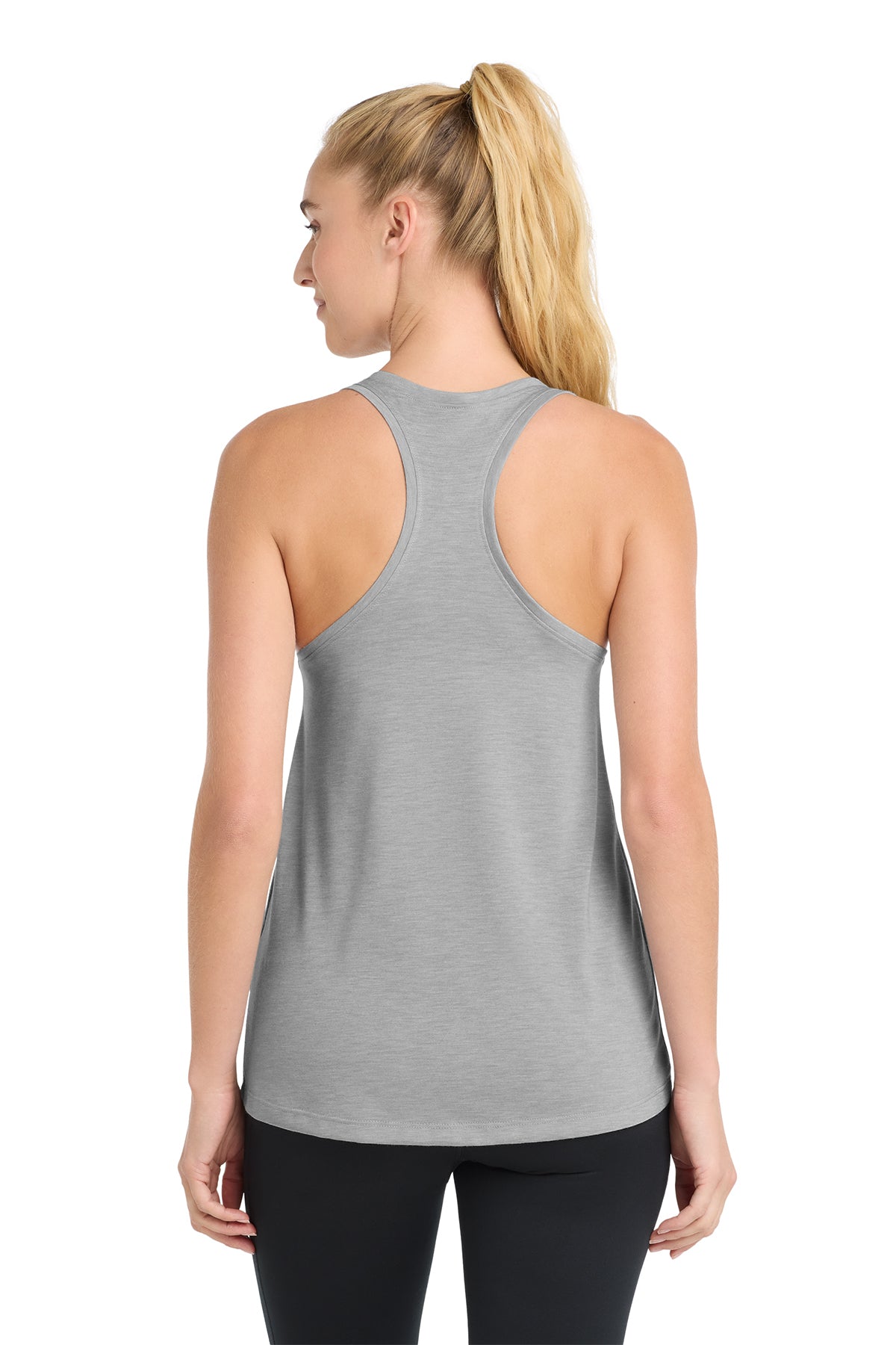 "Thomas Worthington Volleyball" Sport-Tek Women's Tri-Blend Racerback Tank