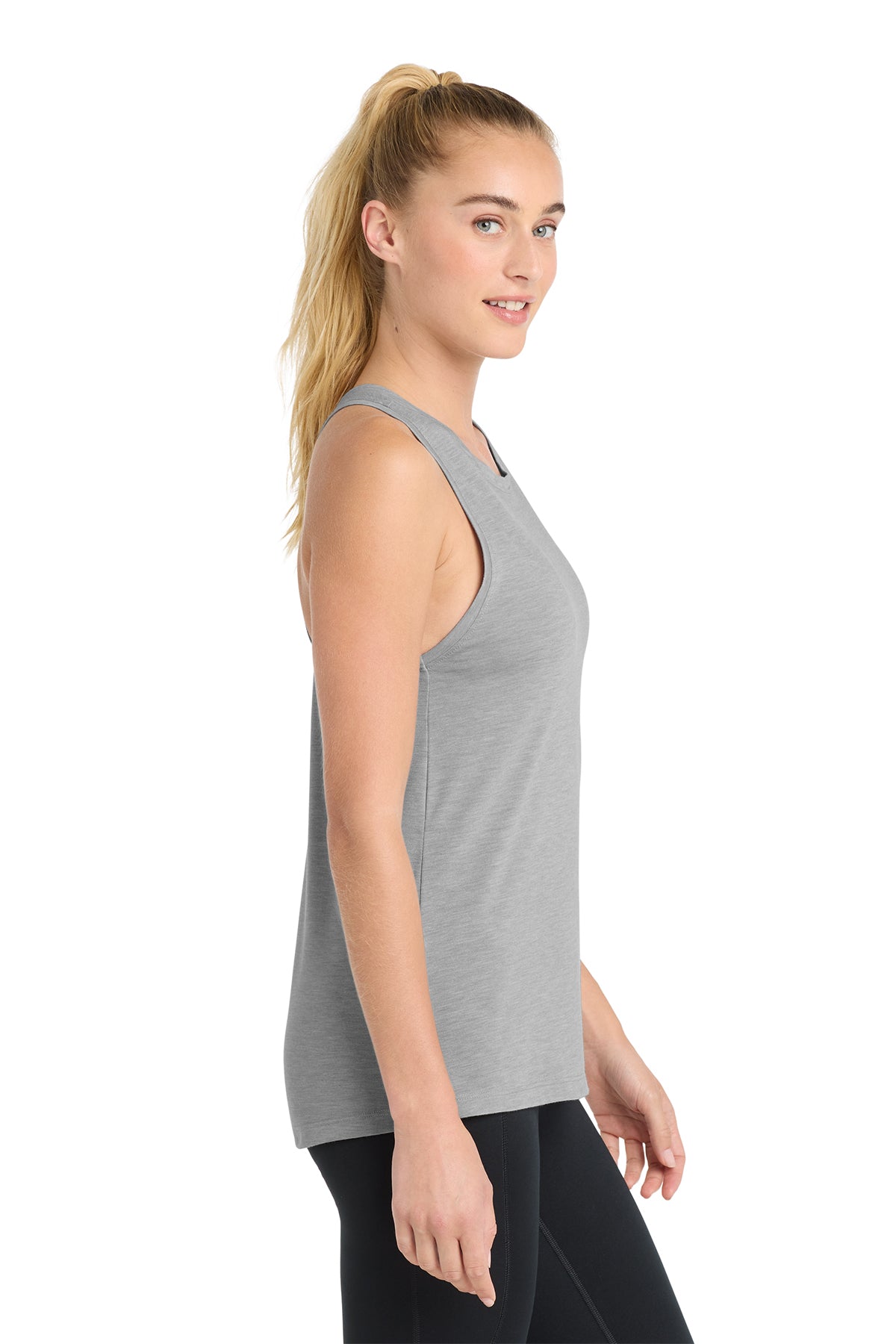 "Thomas Worthington Volleyball" Sport-Tek Women's Tri-Blend Racerback Tank