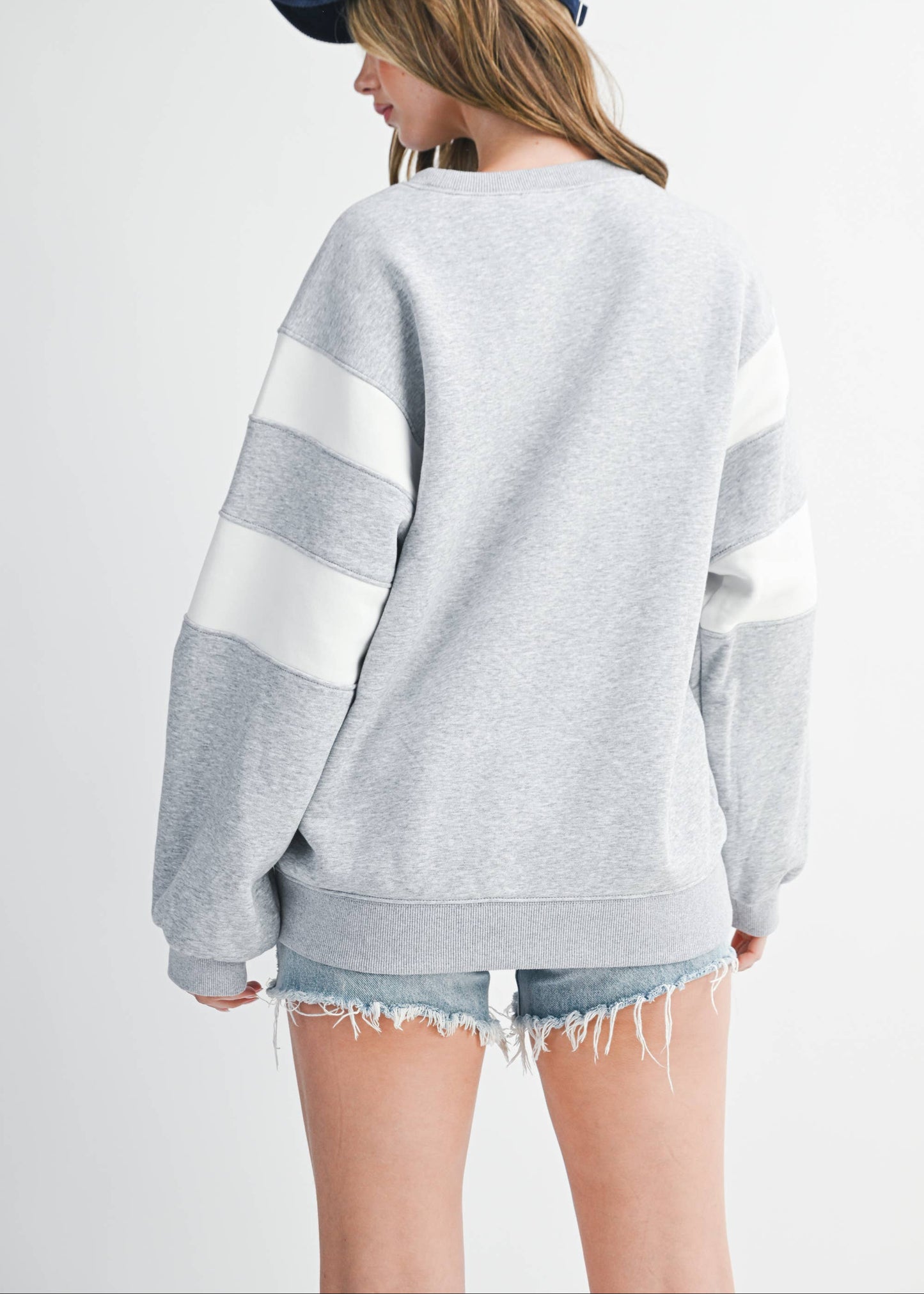 "Canal Tennis" Varsity Stripe Sweatshirt