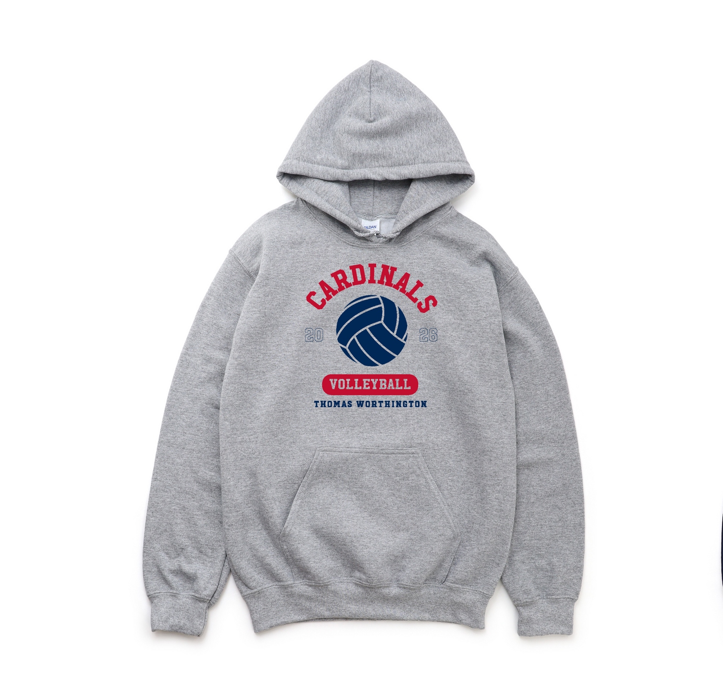 "Cardinals 2026 Volleyball" Thomas Worthington Heavy Blend Unisex Hoodie