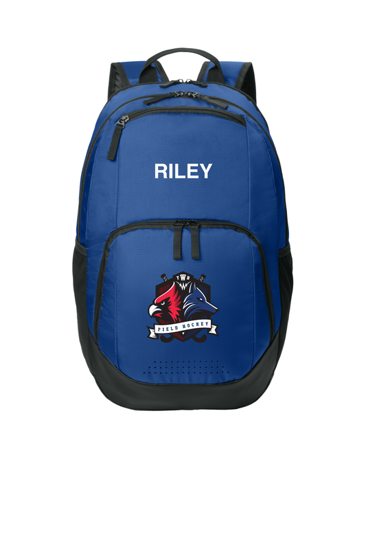 "WYB FIELD HOCKEY” Embroidered Personalized Backpack