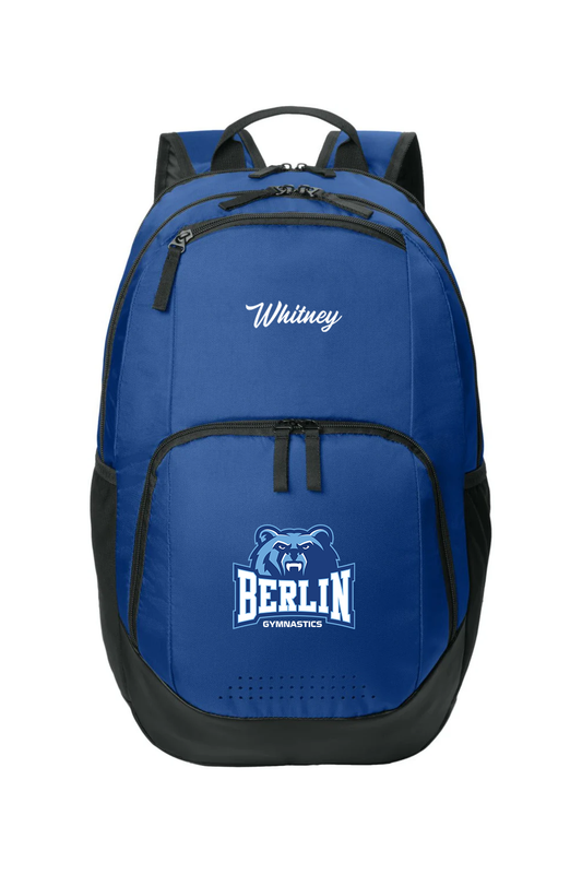 TEAM OPTIONAL: “Berlin Gymnastics” Backpack with Personalization