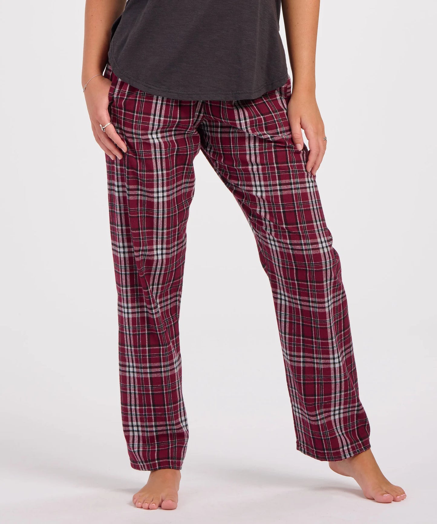 "New Albany NA Eagles" Women's Boxercraft Flannel Lounge Pants