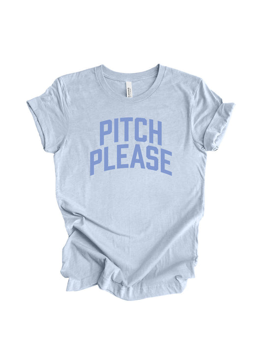 "Pitch Please" Baseball/Softball So Soft Comfort Tee