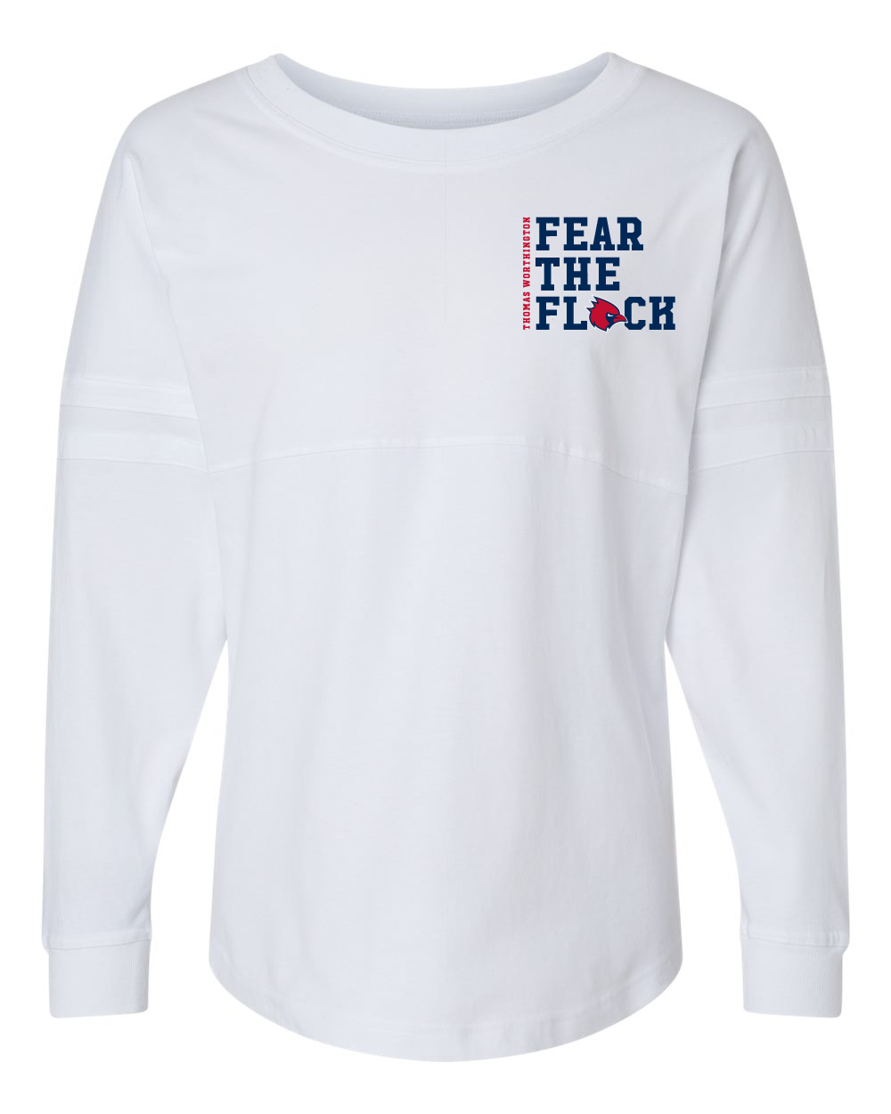 Women's Thomas Worthington "Fear the Flock" Boxercraft Drop-Shoulder Pullover