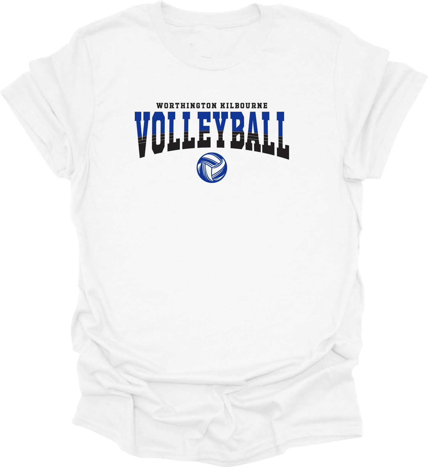 Women's "Worthington Kilbourne Volleyball" Gildan Softstyle Tee