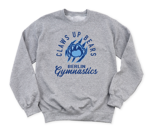 "Claws Up Bears" Berlin Gymnastics Gildan Comfort Unisex Heavy Blend Crew Sweatshirt