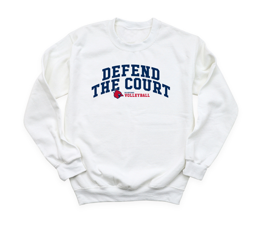 KMS "Defend The Court" Volleyball Gildan Comfort Heavy Blend Unisex Sweatshirt