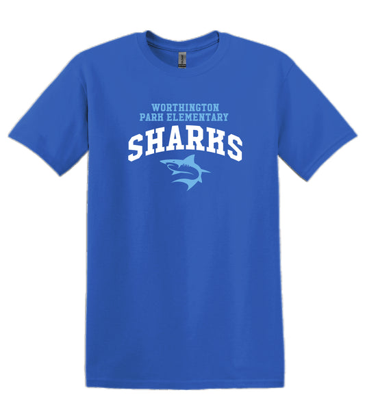 PREORDER: Worthington Park Elementary Sharks Softstyle Tshirt