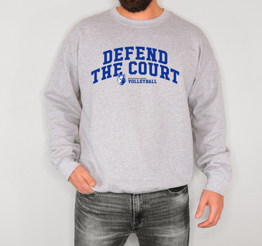 Men's Worthington Kilbourne "Defend The Court" Gildan Heavy Blend Crew Sweatshirt