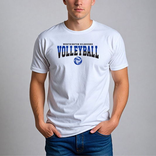 Men's "Worthington Kilbourne Volleyball" Gildan Softstyle Tee