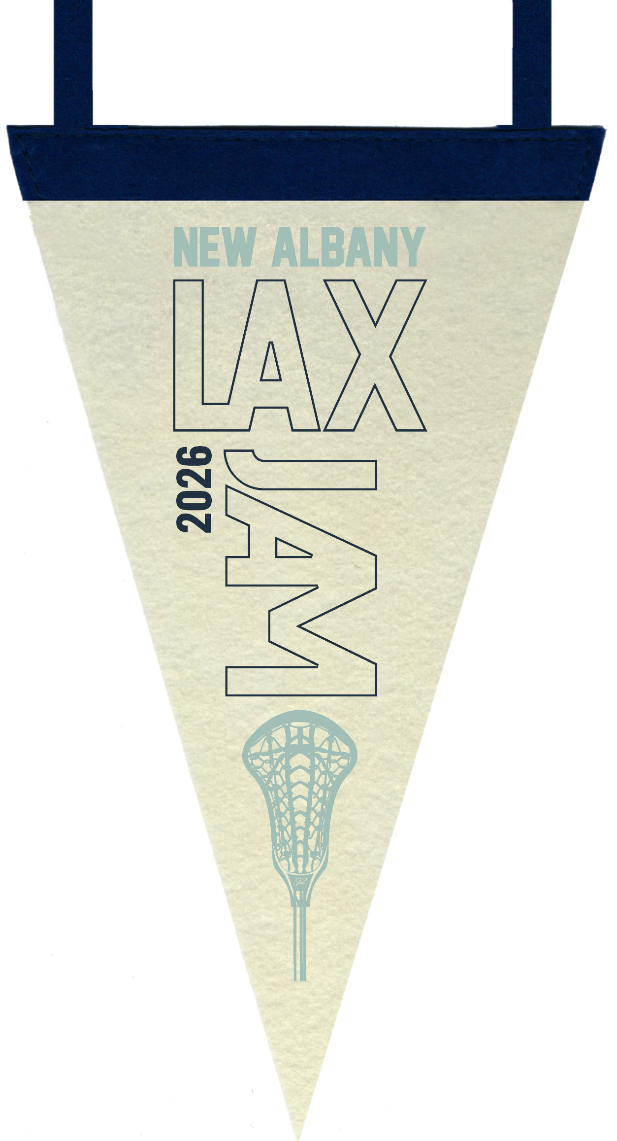 "New Albany Lax Jam 2026" Official Mini Pennant