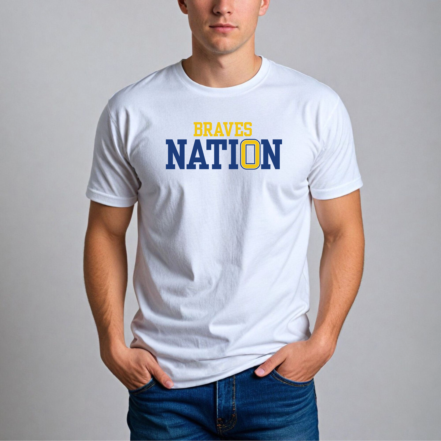 "Braves Nation" Gildan Softstyle Tee