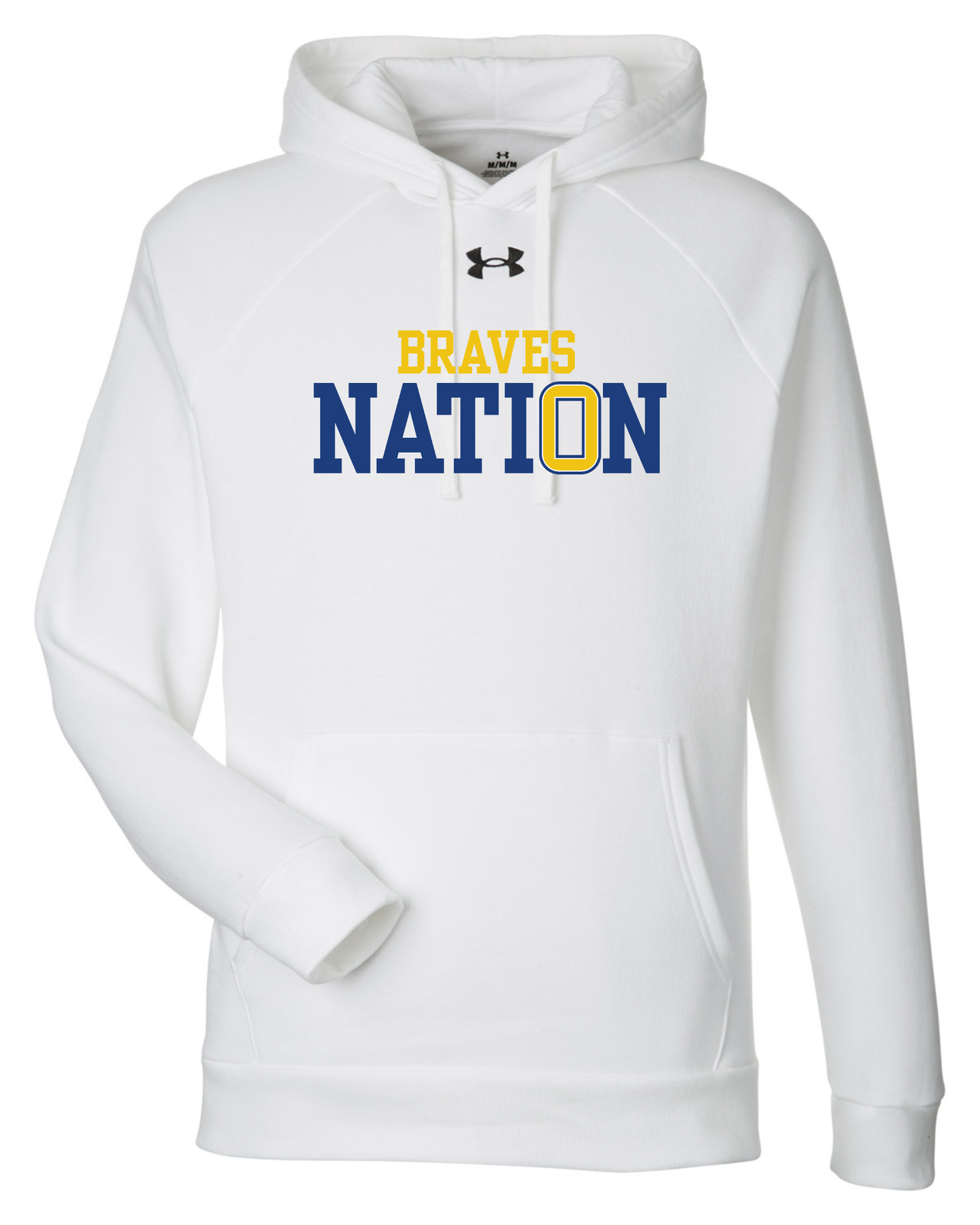 "Braves Nation" Under Armour Men's Rival Fleece Hoodie Sweatshirt