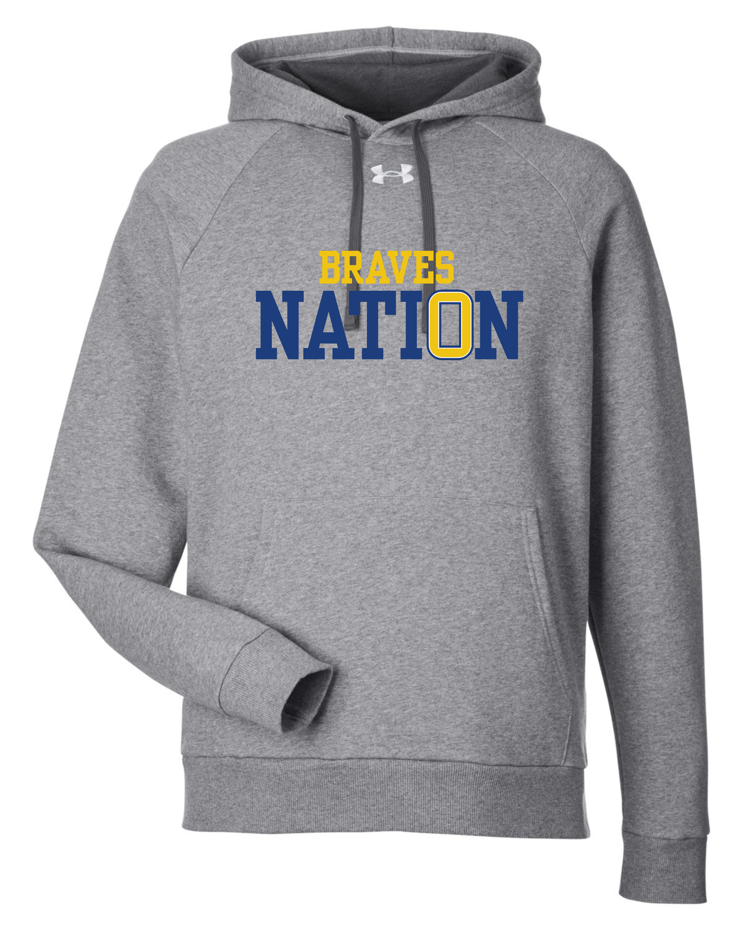 "Braves Nation" Under Armour Men's Rival Fleece Hoodie Sweatshirt