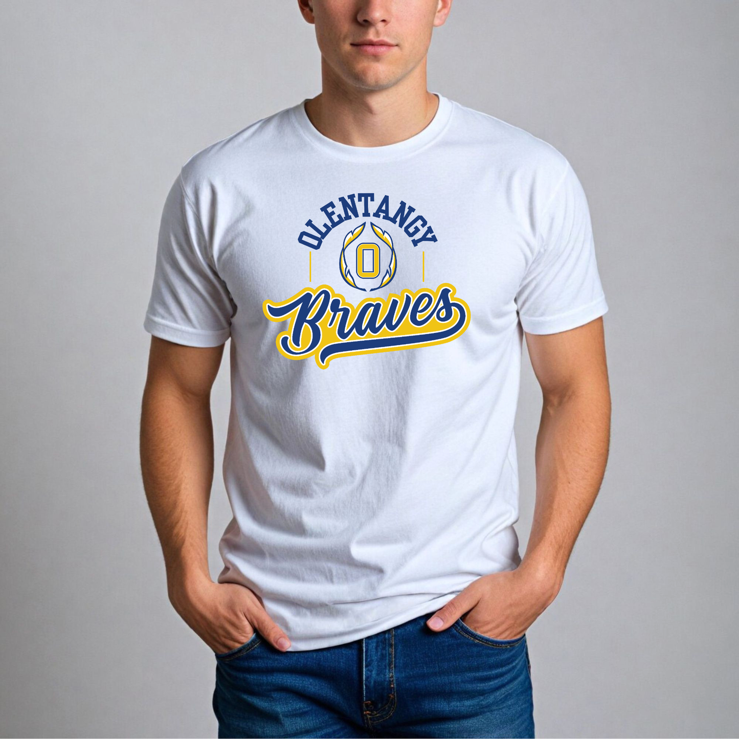 "Olentangy Braves" Gildan Softstyle Tee