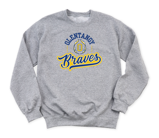 "Olentangy Braves" Gildan Comfort Heavy Blend Crew Sweatshirt