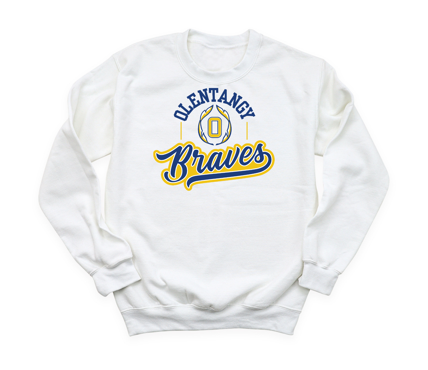 "Olentangy Braves" Gildan Heavy Blend Crew Sweatshirt