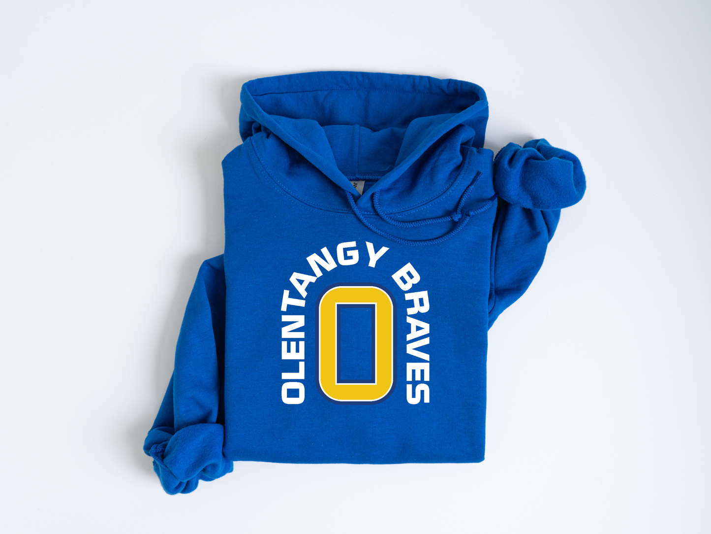 "Olentangy Braves Arch" Gildan Unisex Heavy Blend Hoodie Sweatshirt