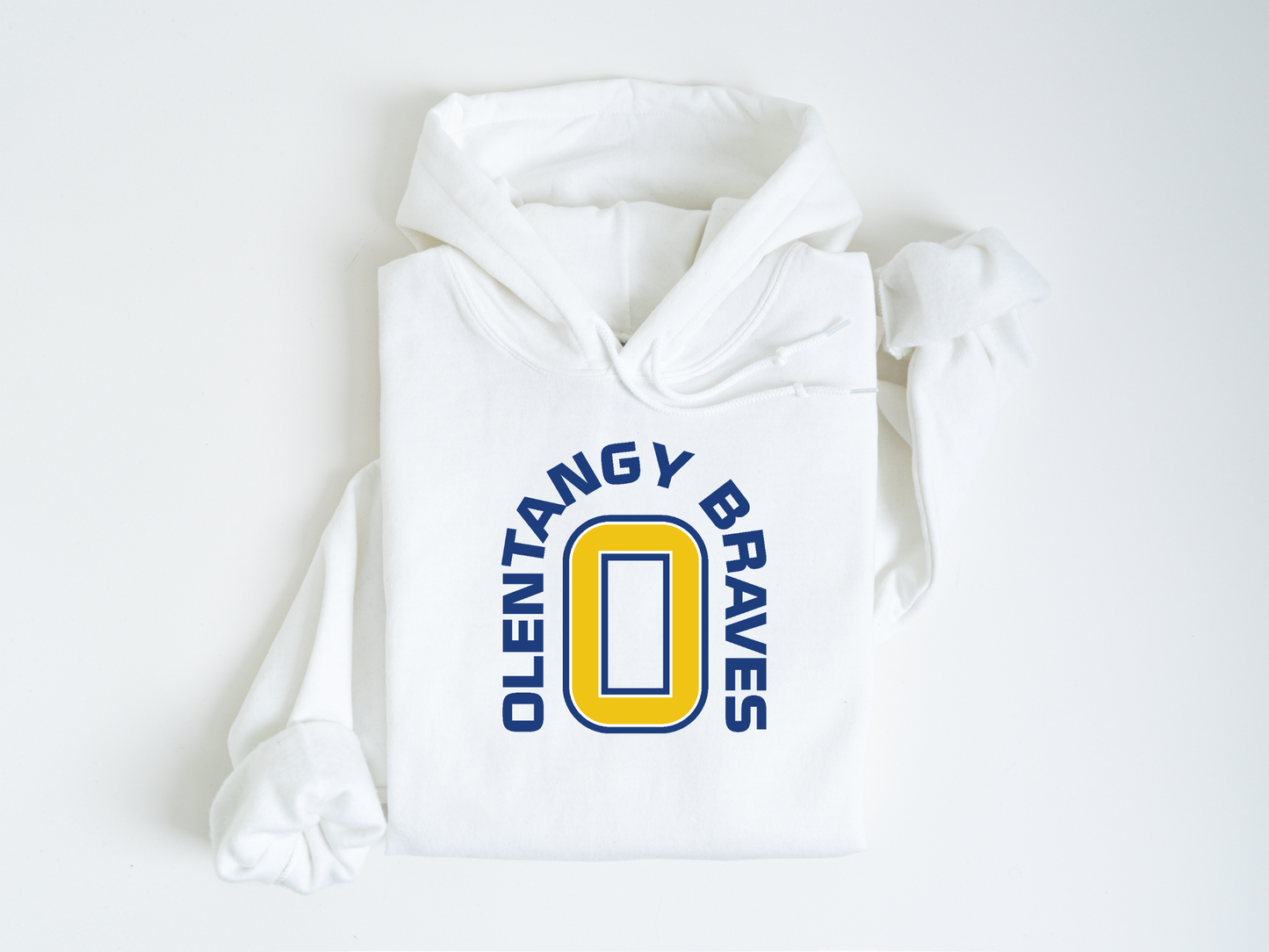 "Olentangy Braves Arch" Gildan Unisex Heavy Blend Hoodie Sweatshirt