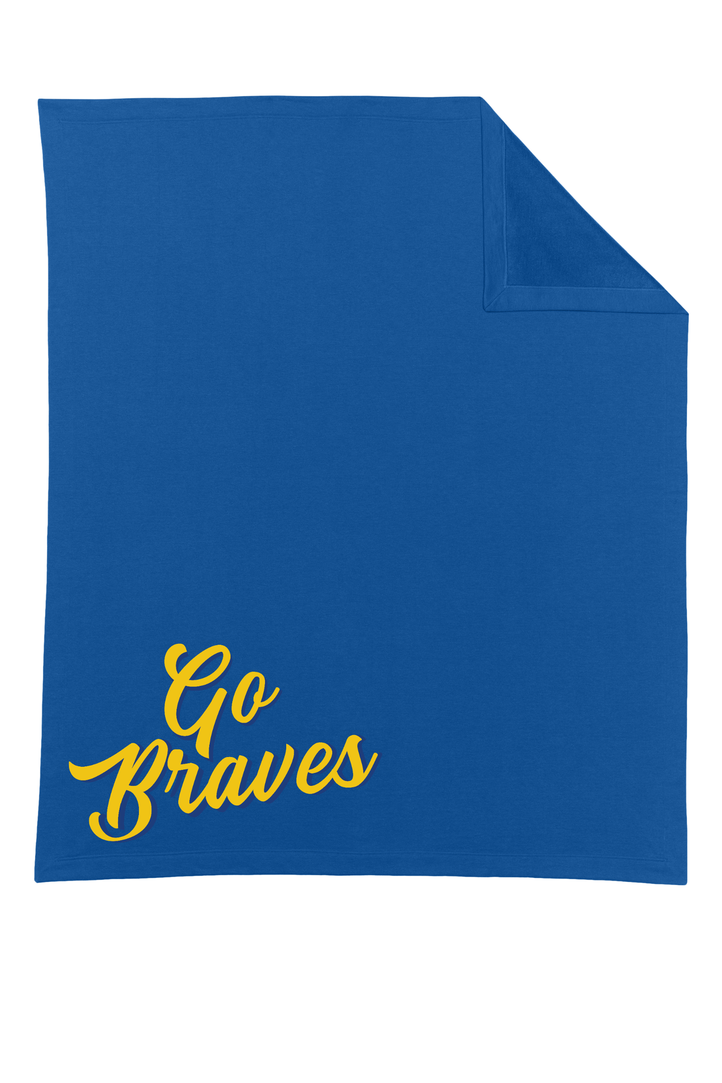 “Go Braves” Gildan Stadium Fleece Blanket