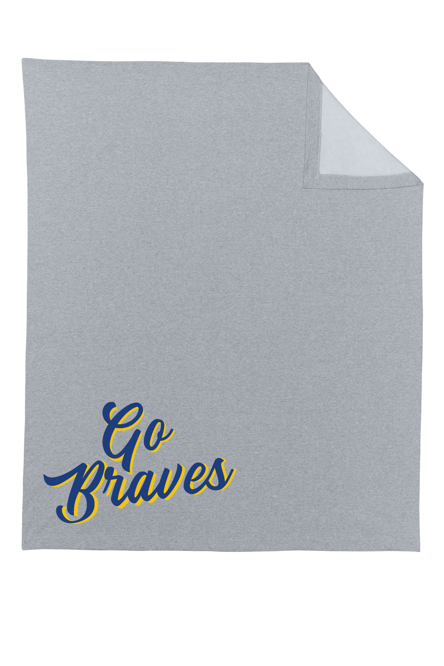 “Go Braves” Gildan Stadium Fleece Blanket