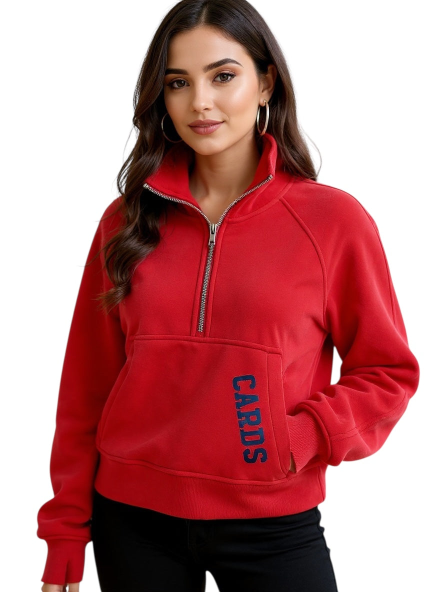 Cards myMascot 1/2 Zip Women’s Sweatshirt