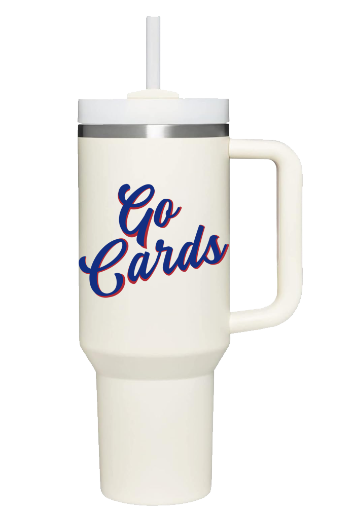 "Go Cards" 40 oz Vacuum Insulated Tumbler