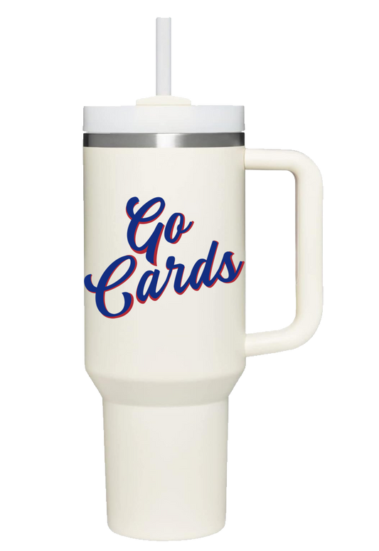 "Go Cards" 40 oz Vacuum Insulated Tumbler